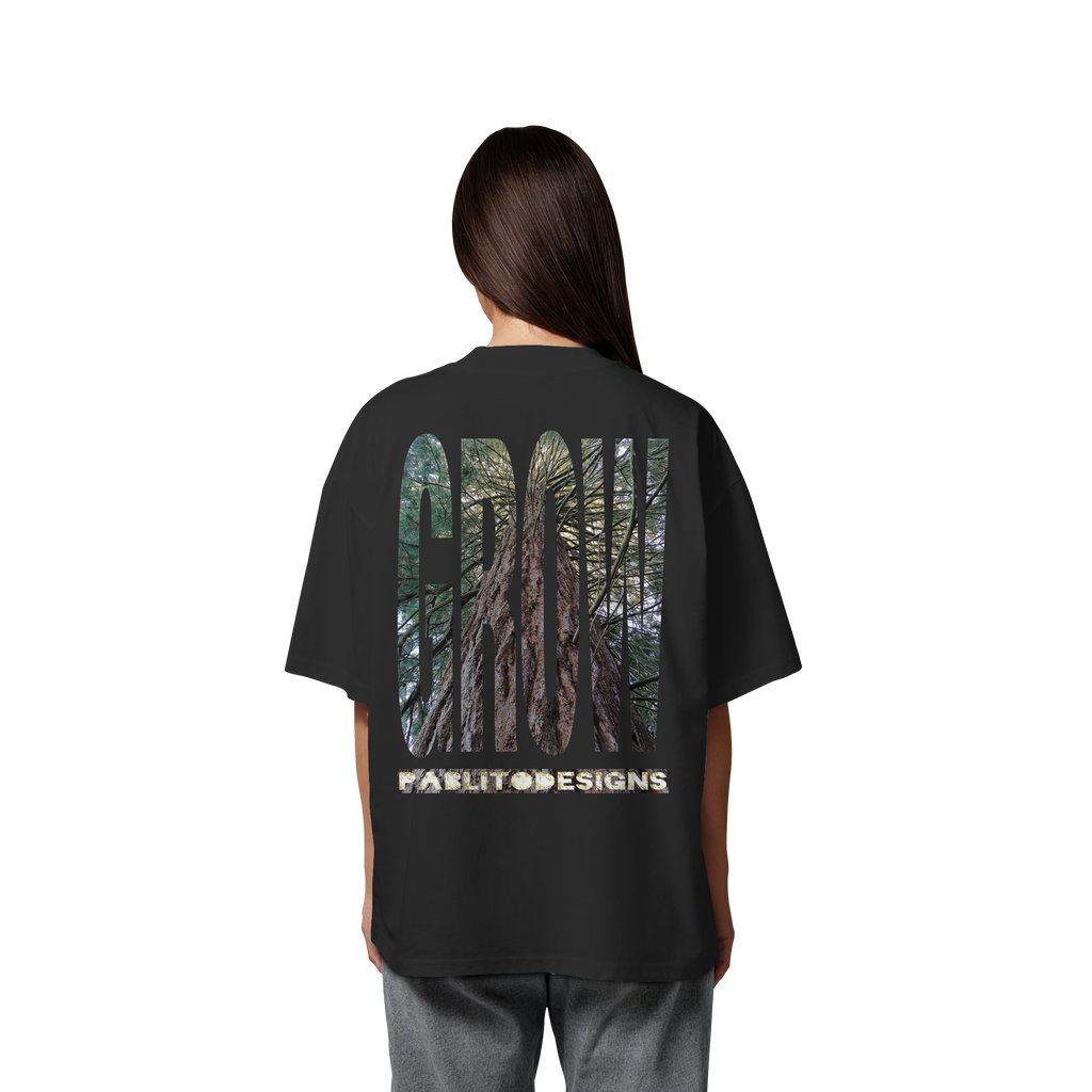 GROW - unisex organic oversize tee