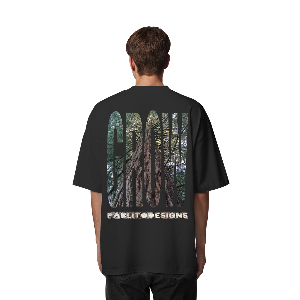 GROW - unisex organic oversize tee