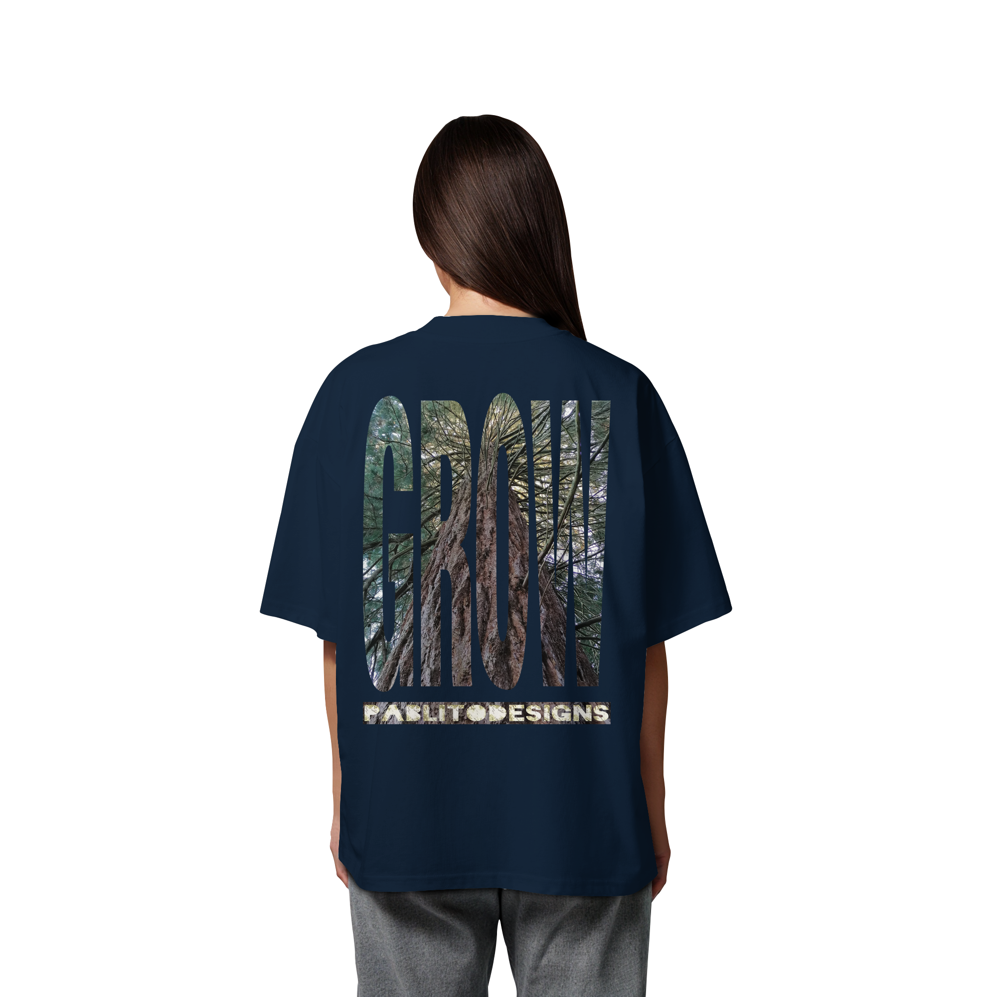 GROW - unisex organic oversize tee