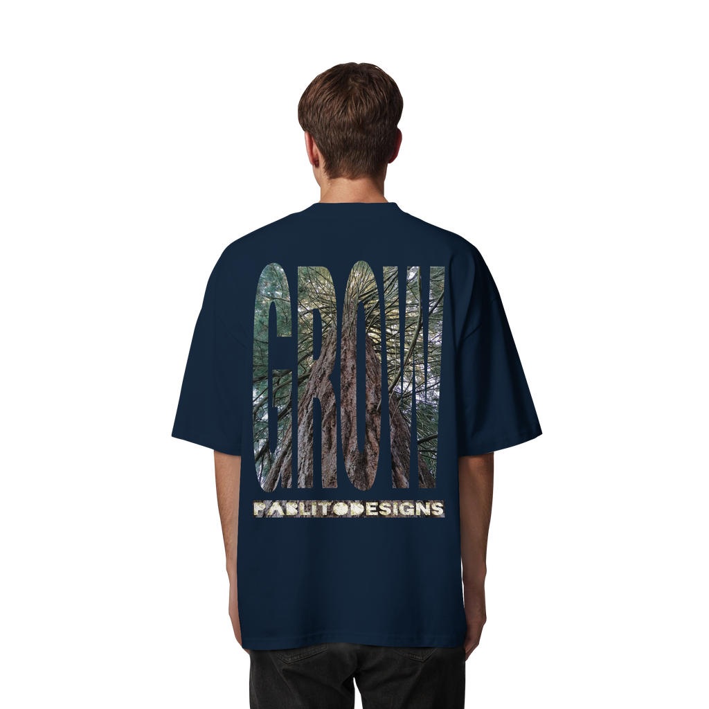 GROW - unisex organic oversize tee