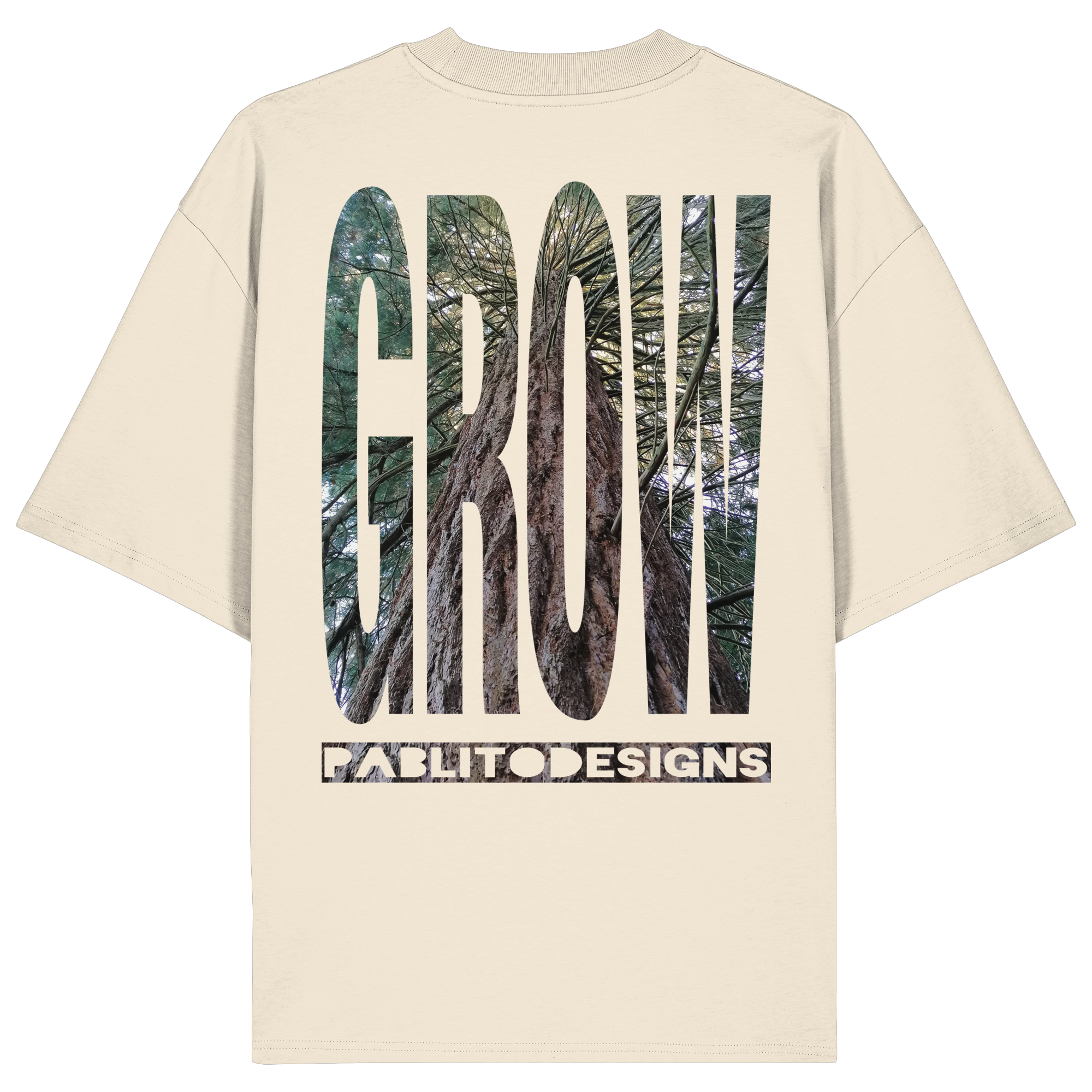 GROW - unisex organic oversize tee