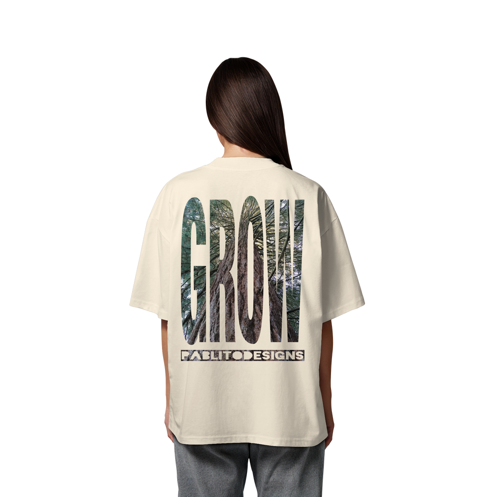 GROW - unisex organic oversize tee