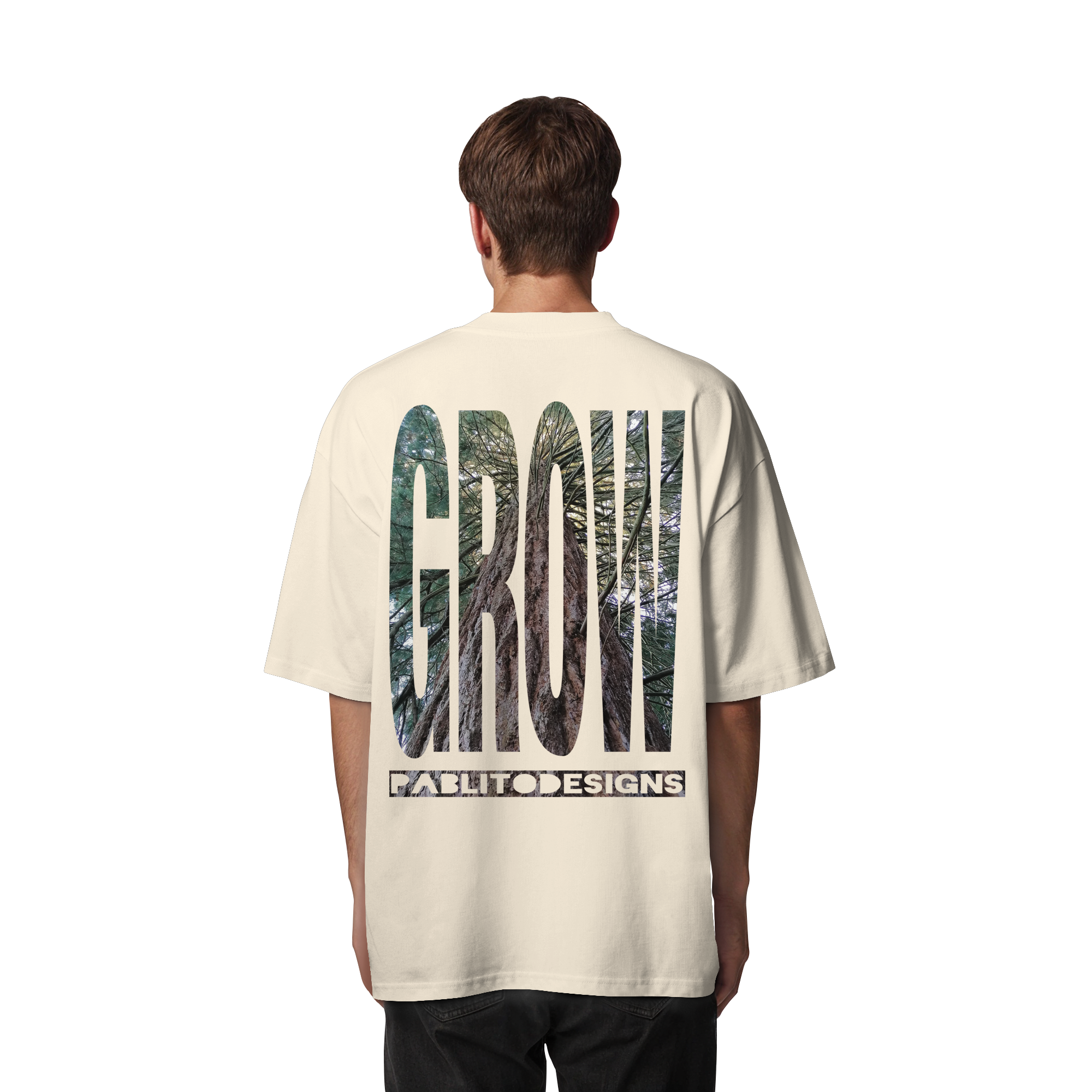 GROW - unisex organic oversize tee