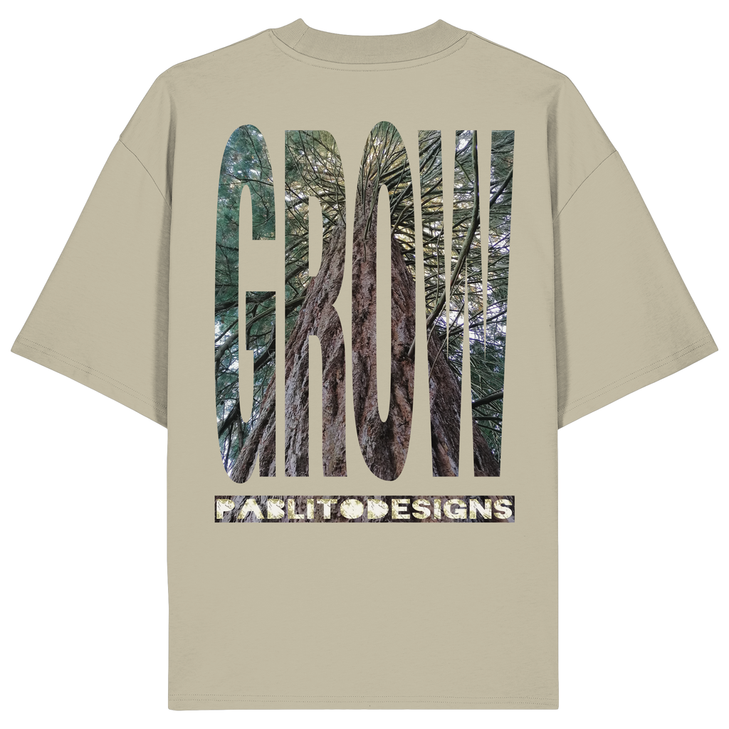 GROW - unisex organic oversize tee