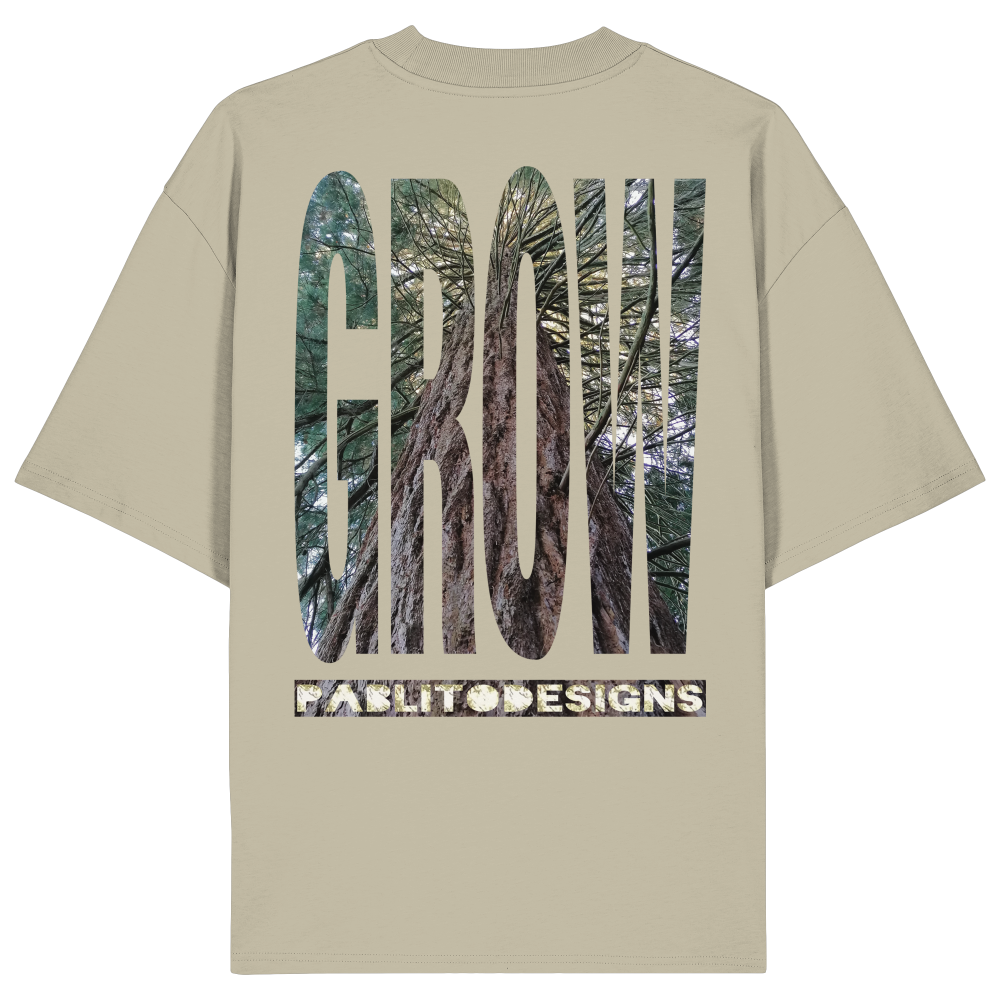 GROW - unisex organic oversize tee