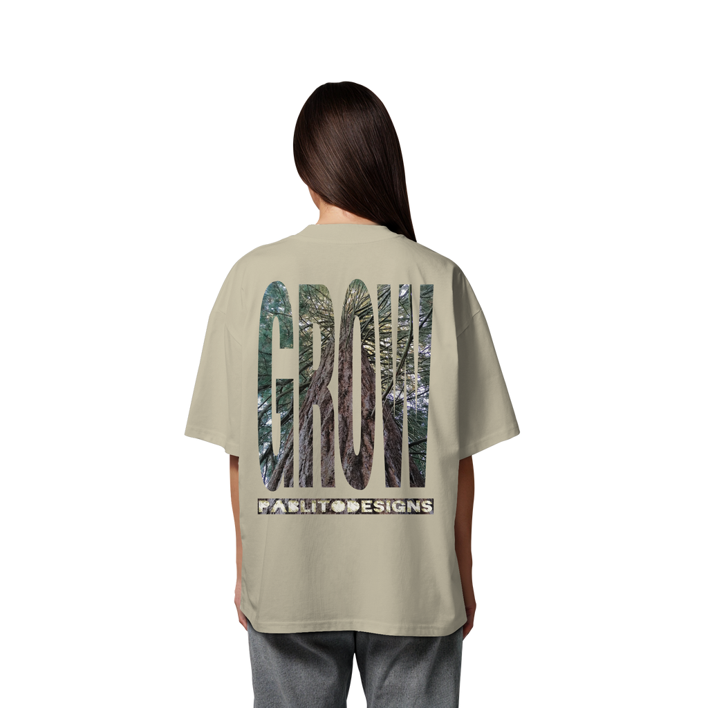 GROW - unisex organic oversize tee