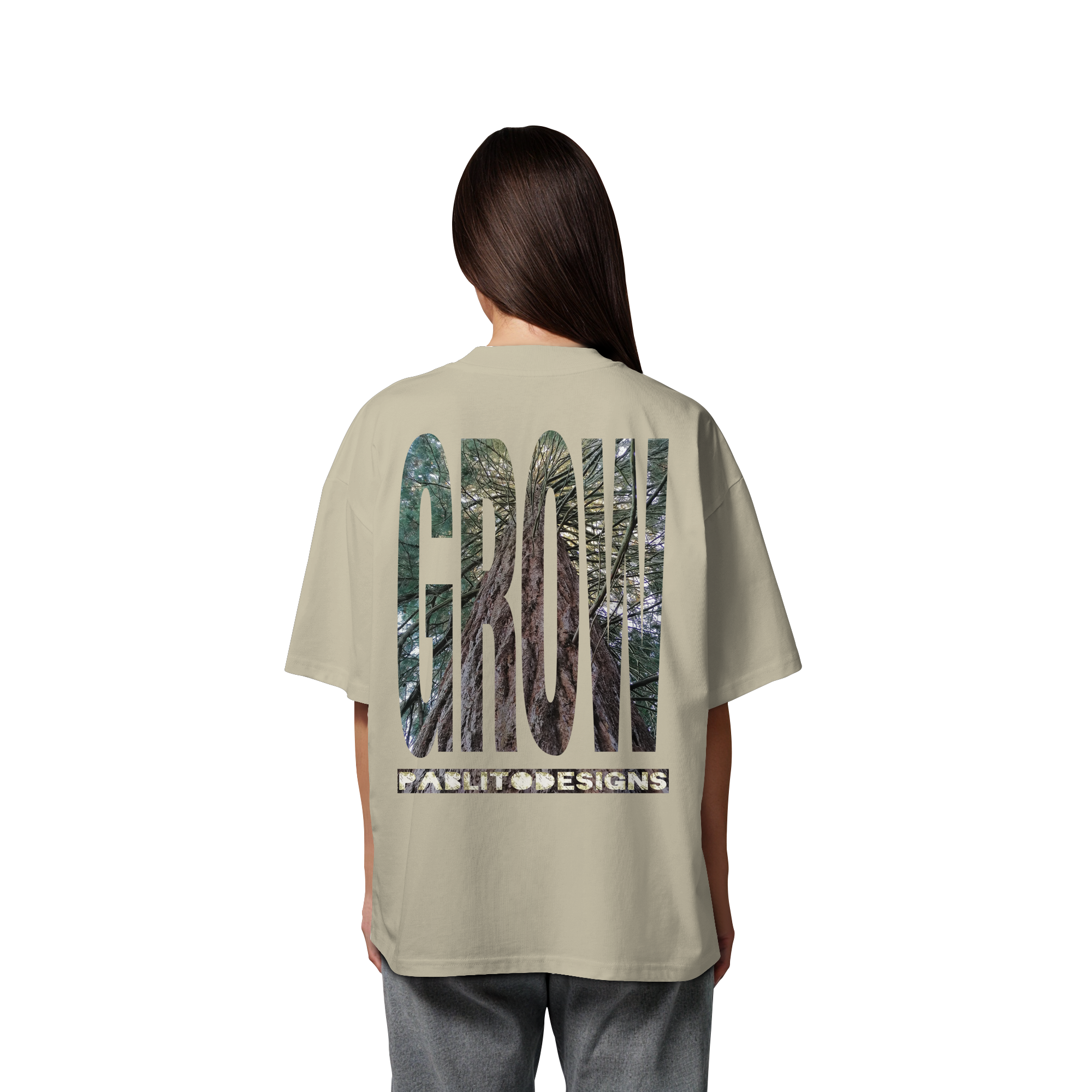 GROW - unisex organic oversize tee