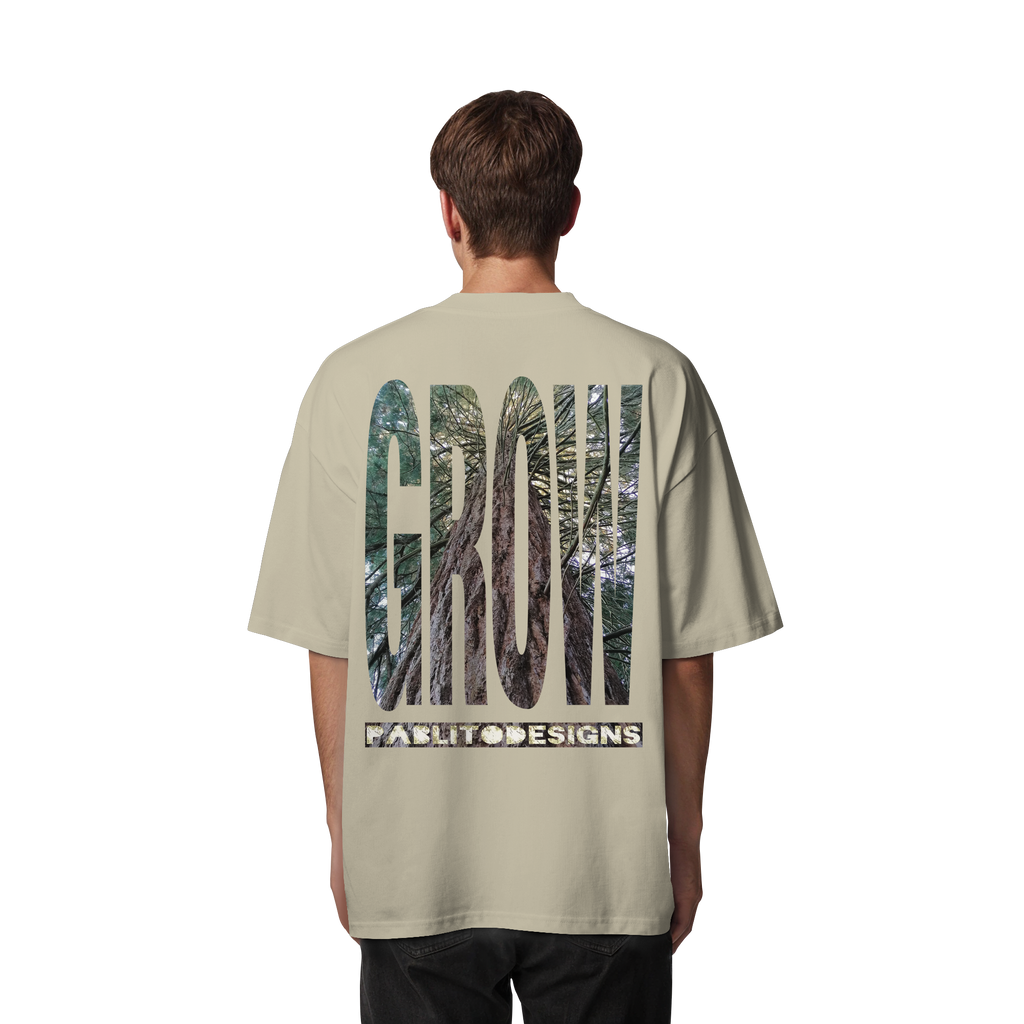 GROW - unisex organic oversize tee