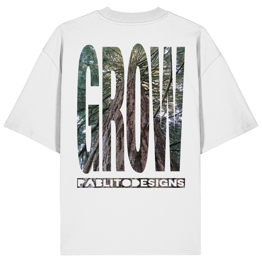 GROW - unisex organic oversize tee