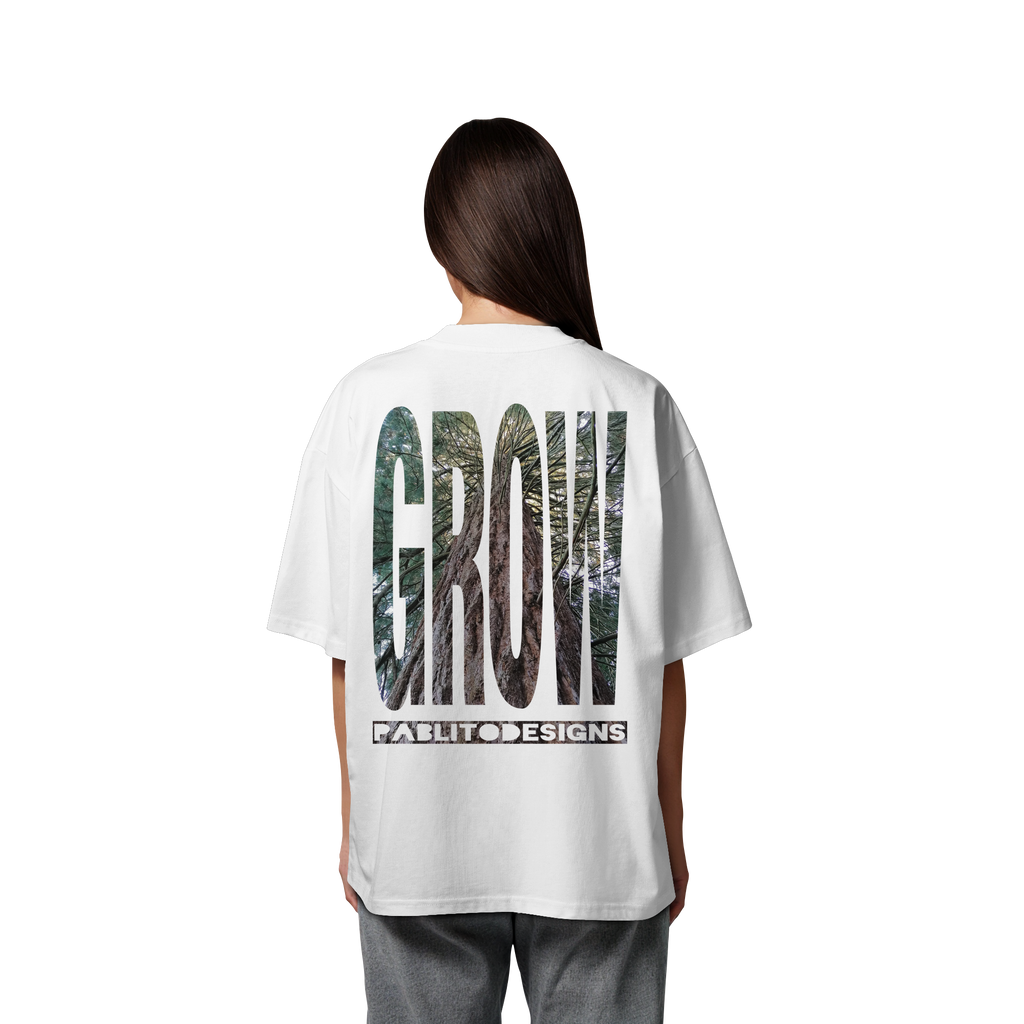 GROW - unisex organic oversize tee