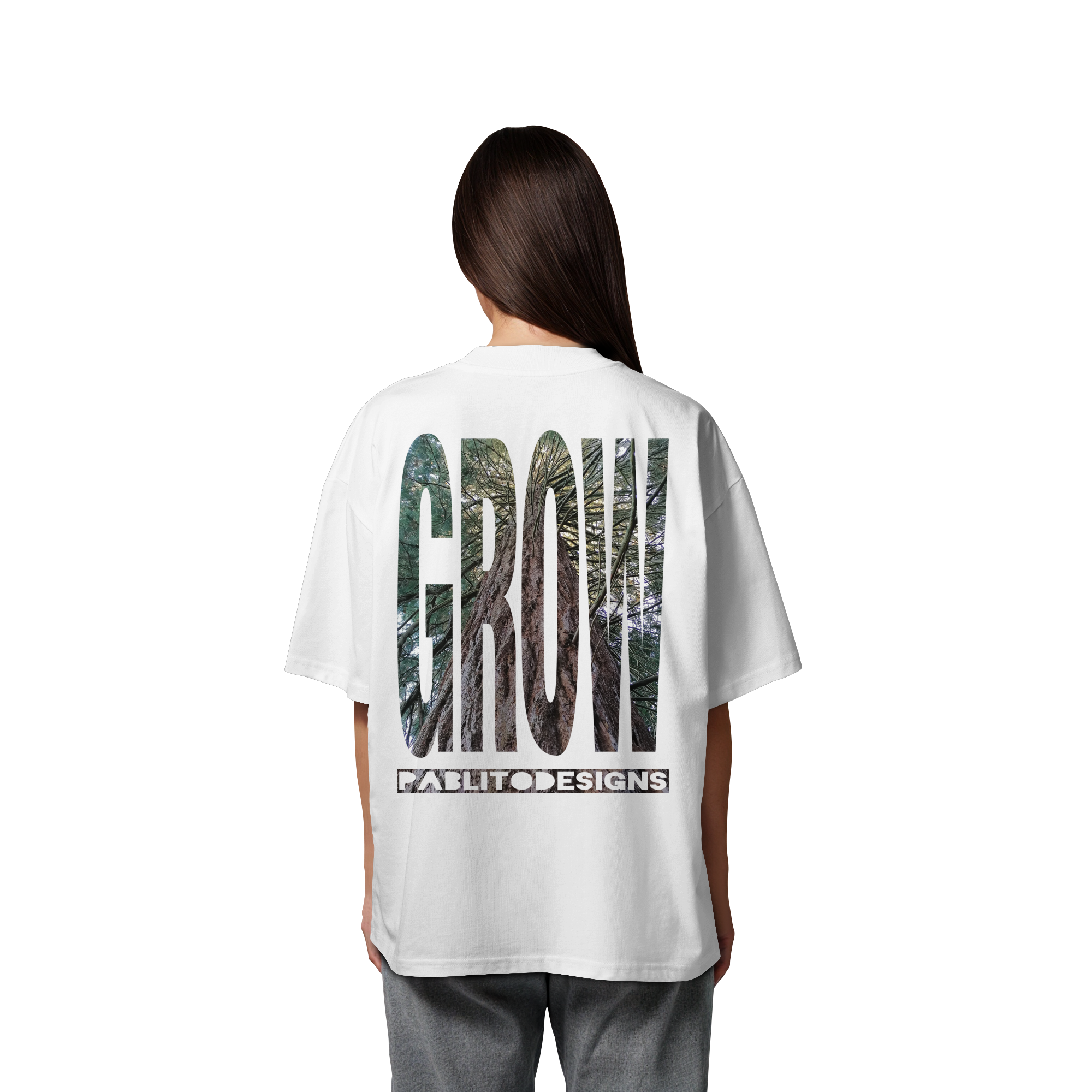 GROW - unisex organic oversize tee