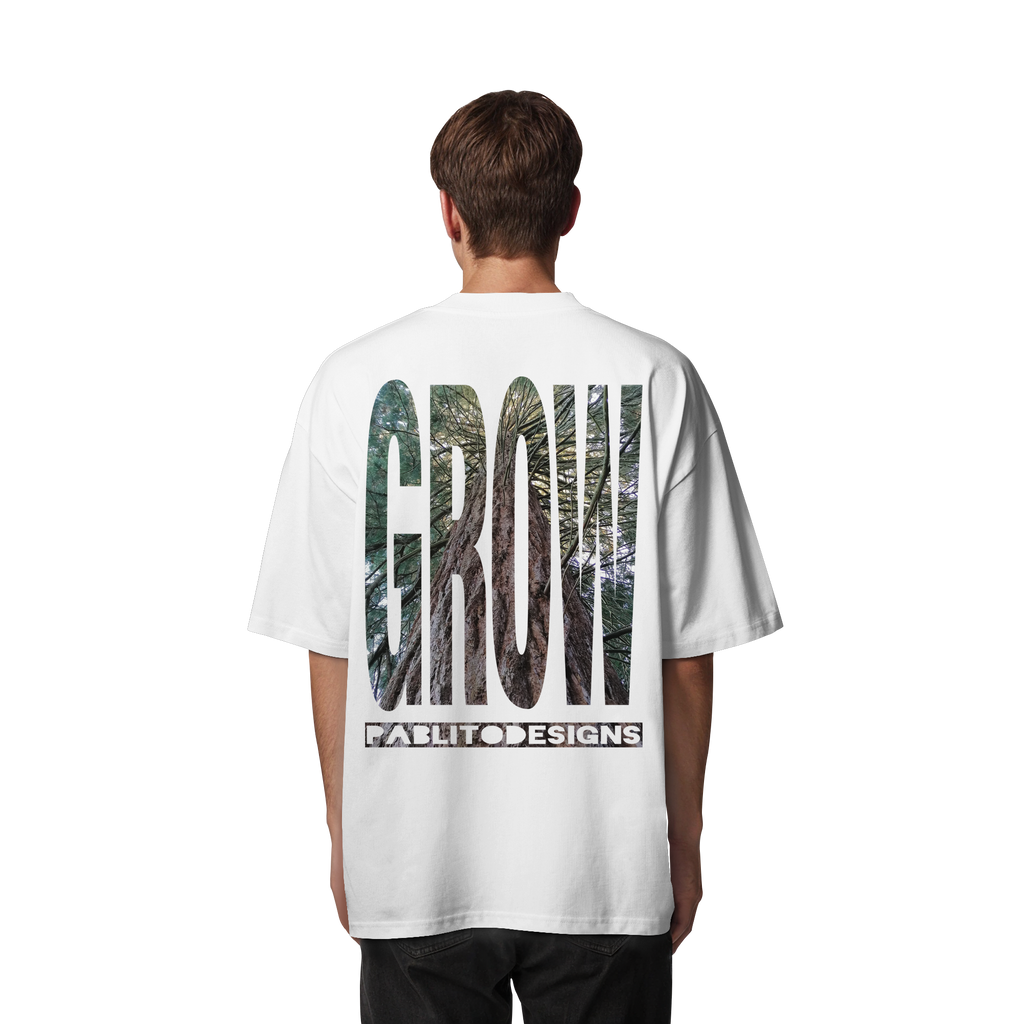 GROW - unisex organic oversize tee
