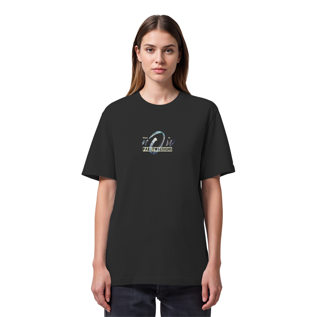 time is NOW - unisex organic heavy tee