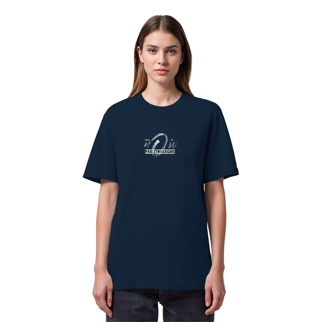 time is NOW - unisex organic heavy tee