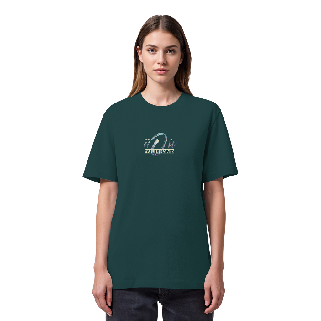 time is NOW - unisex organic heavy tee