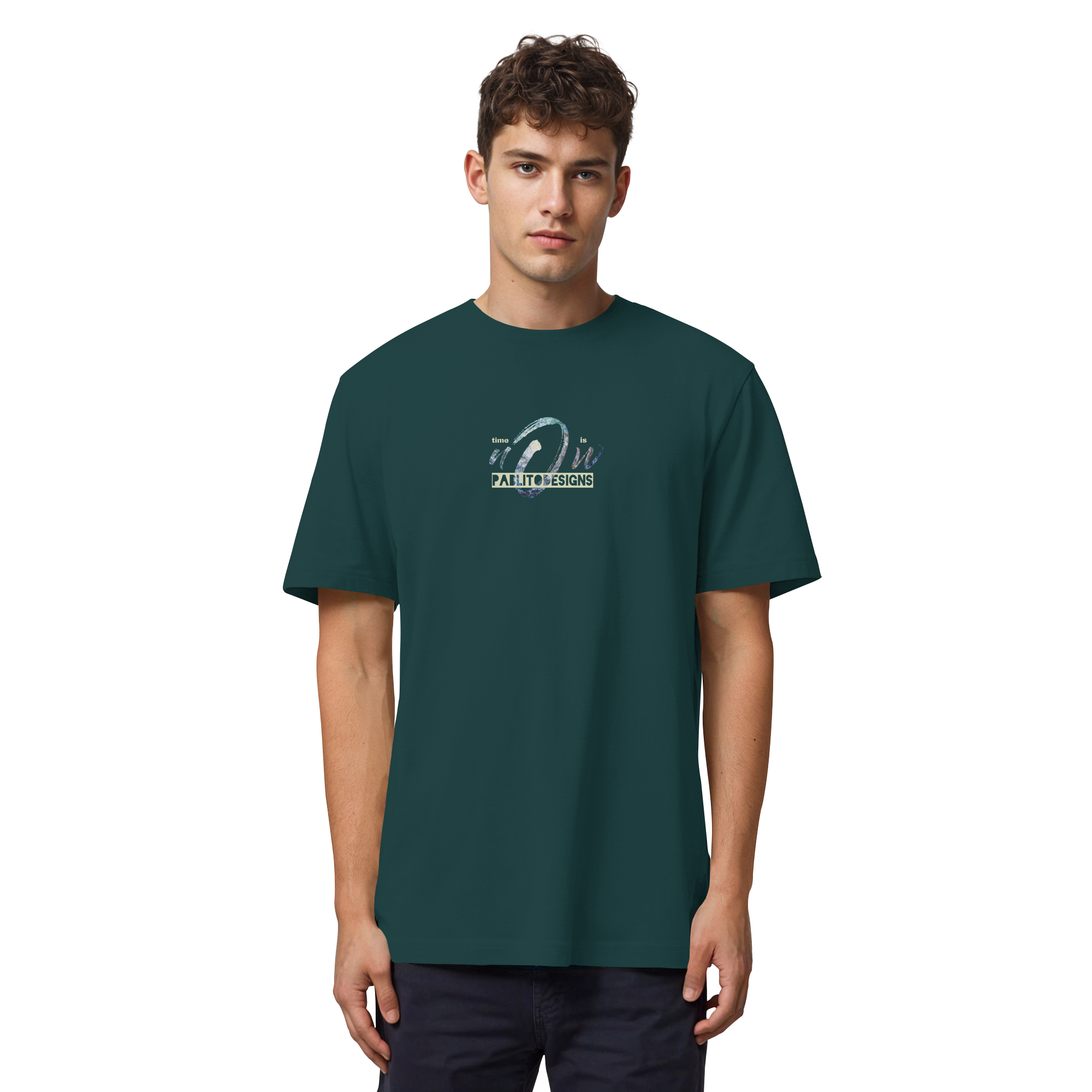time is NOW - unisex organic heavy tee