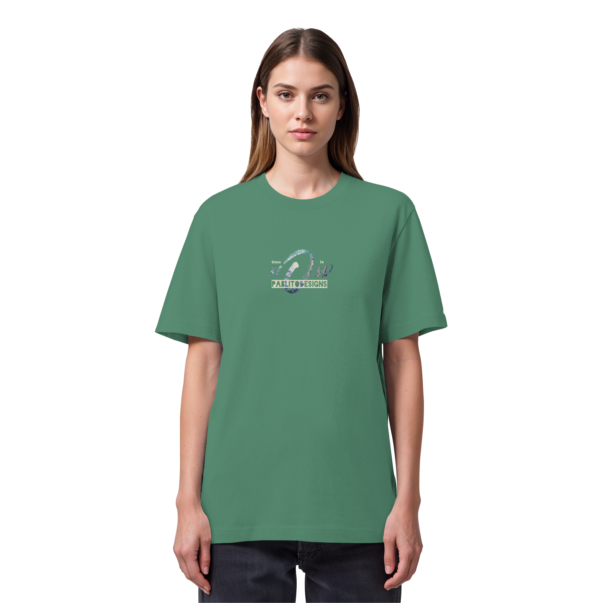 time is NOW - unisex organic heavy tee