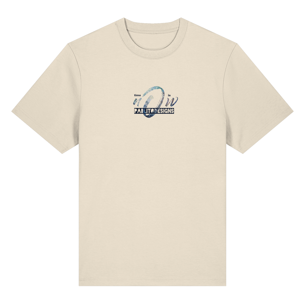 time is NOW  - unisex organic heavy tee
