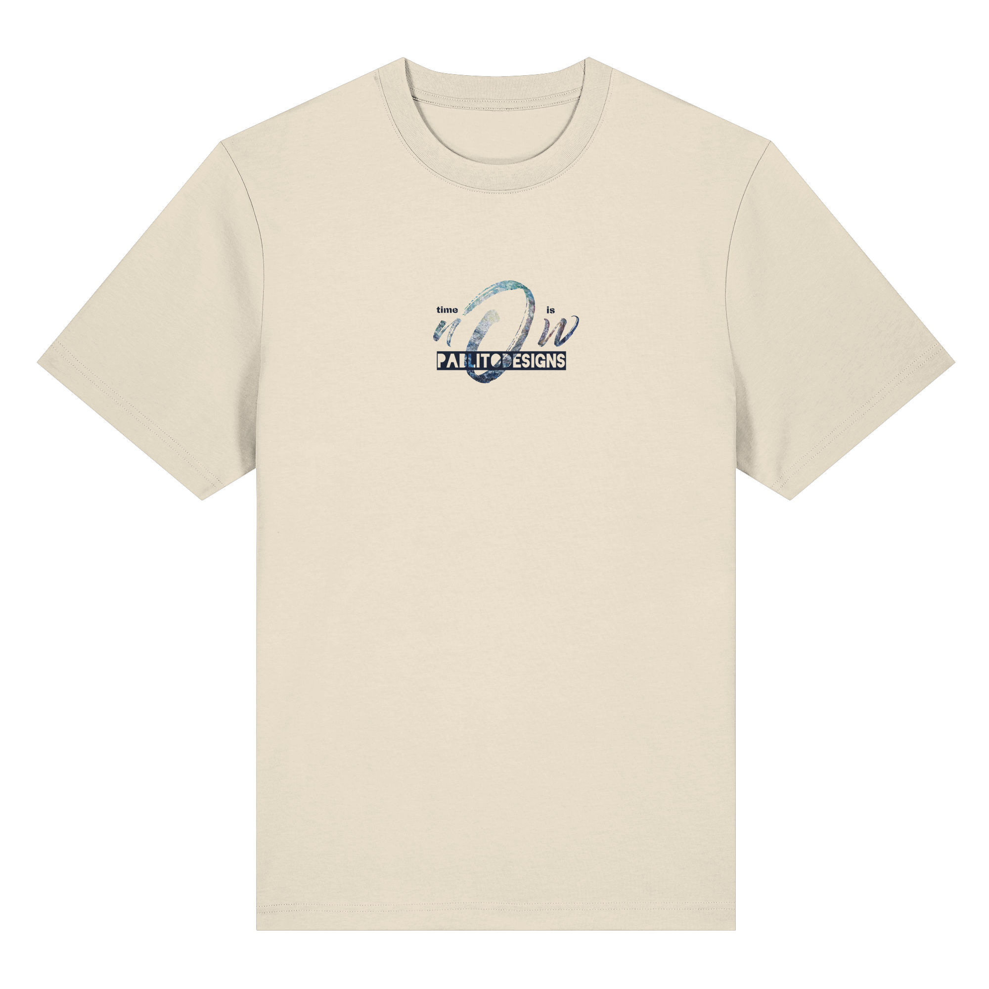 time is NOW  - unisex organic heavy tee