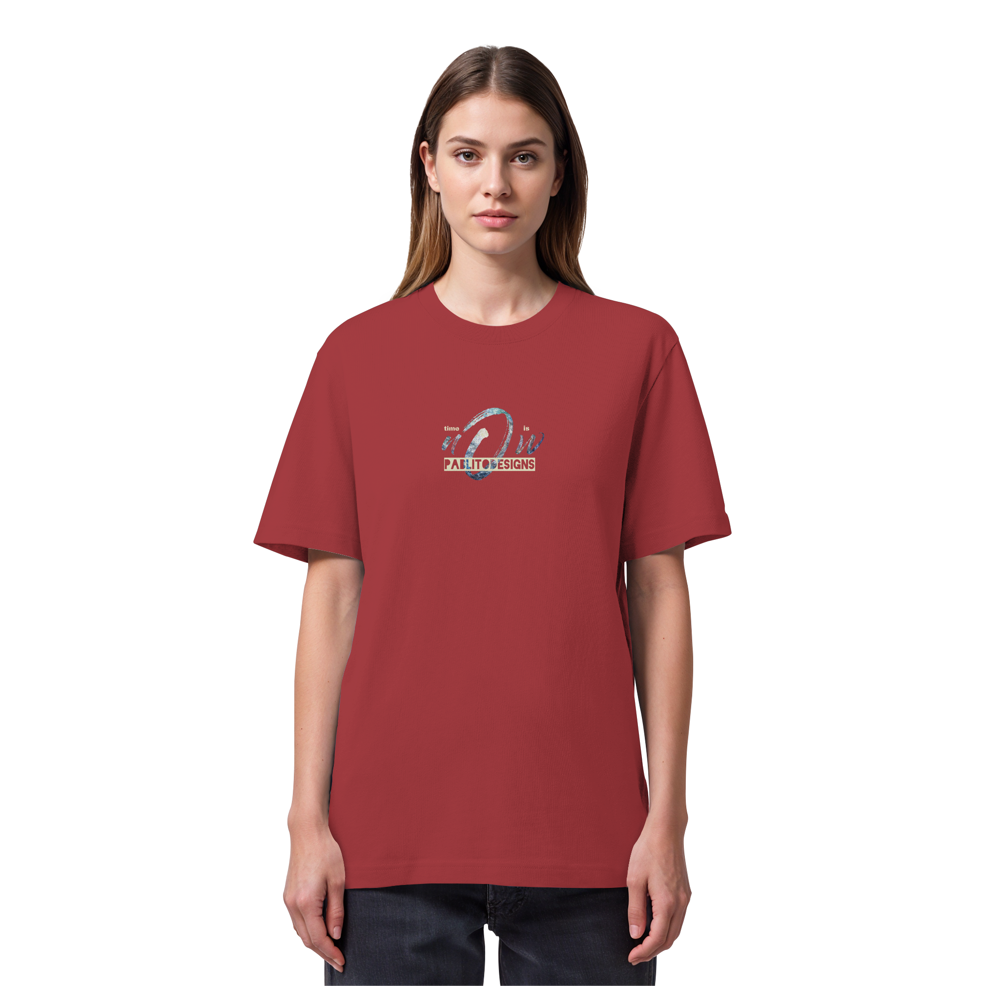 time is NOW - unisex organic heavy tee