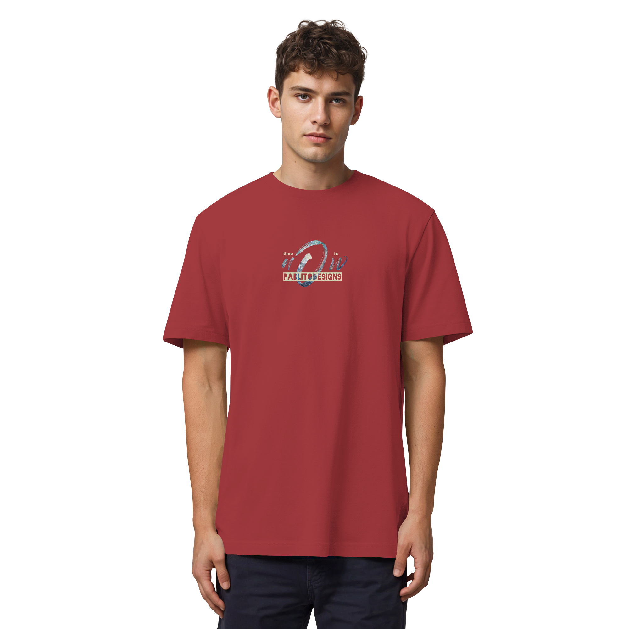 time is NOW - unisex organic heavy tee