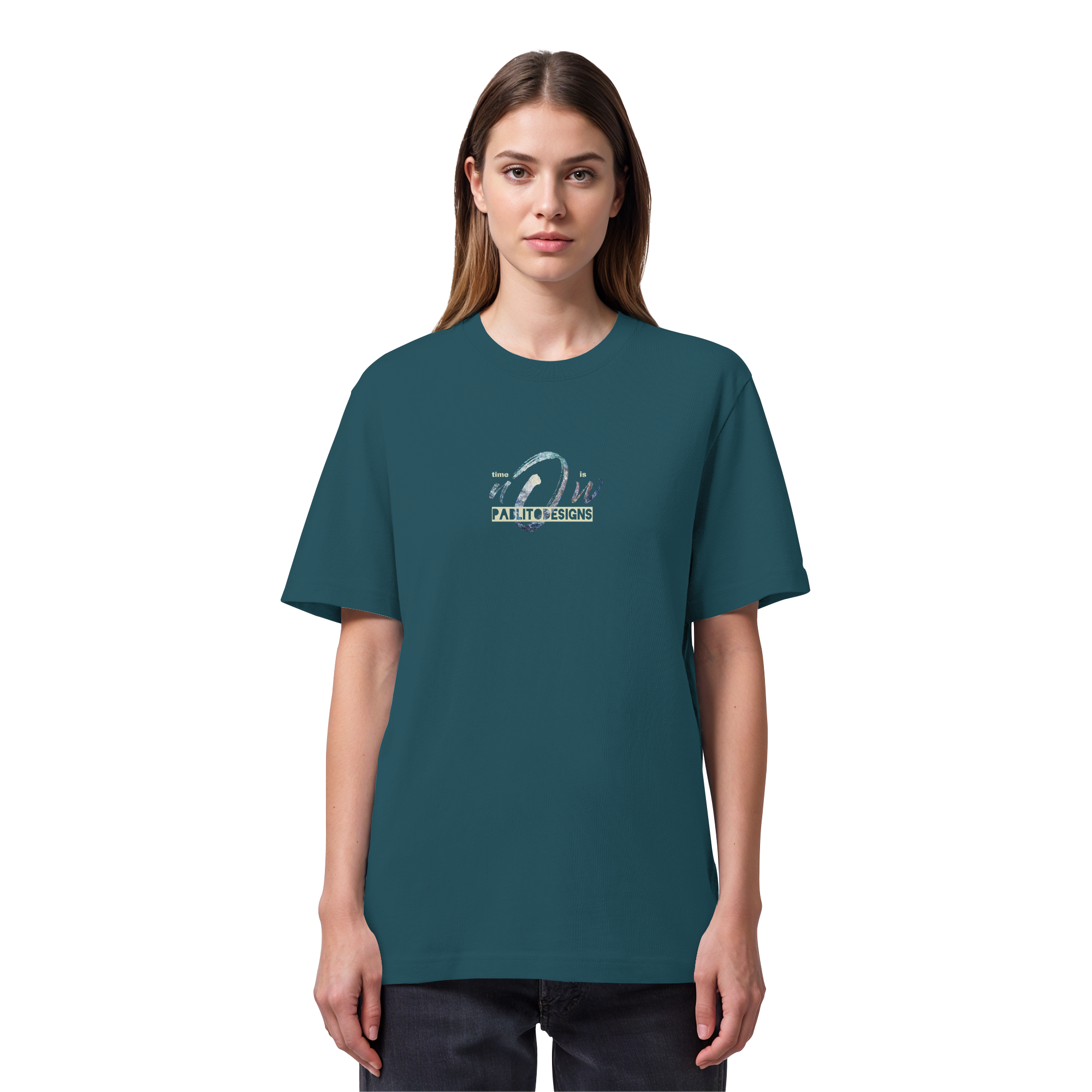 time is NOW - unisex organic heavy tee