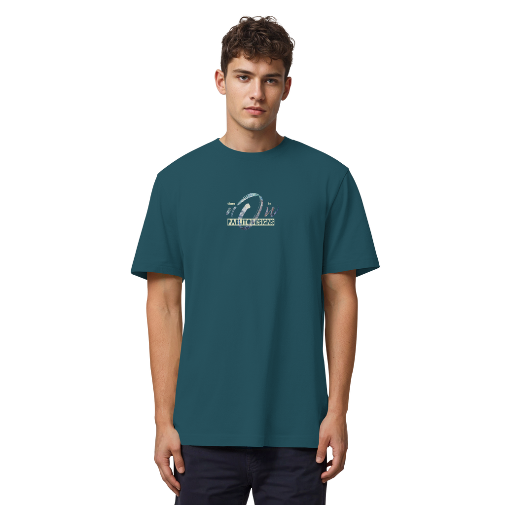 time is NOW - unisex organic heavy tee