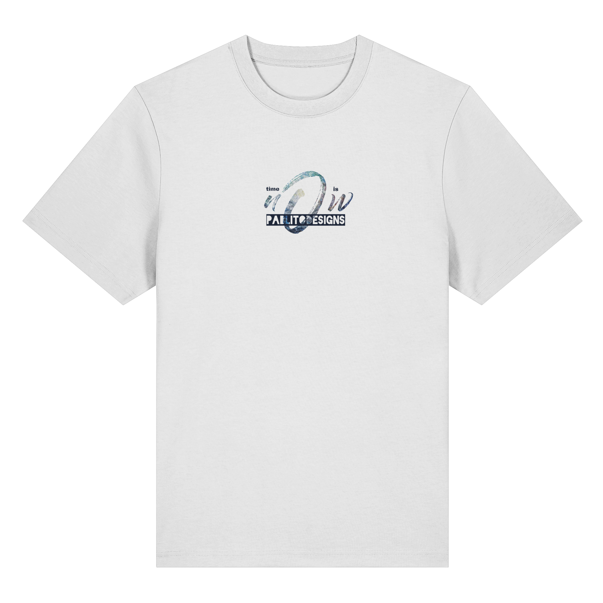 time is NOW  - unisex organic heavy tee
