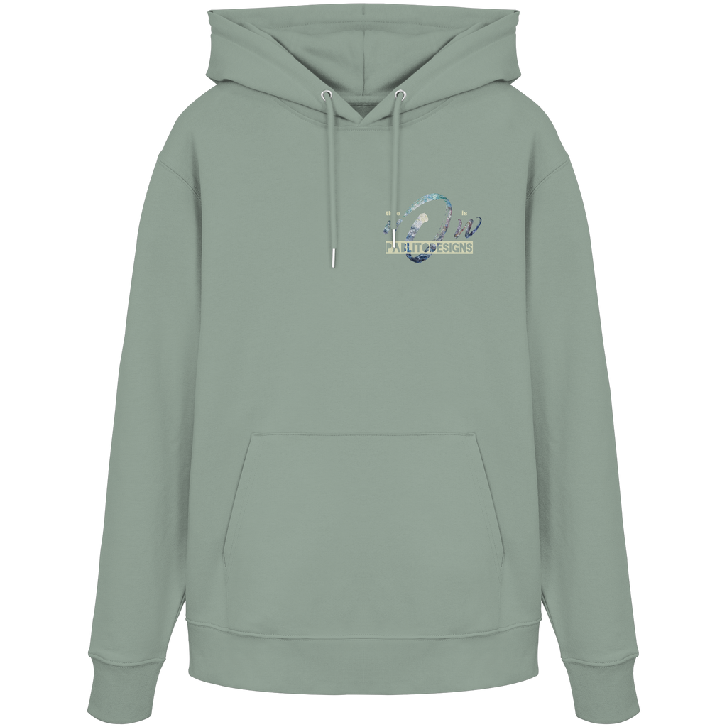 time is NOW - unisex organic classic hood