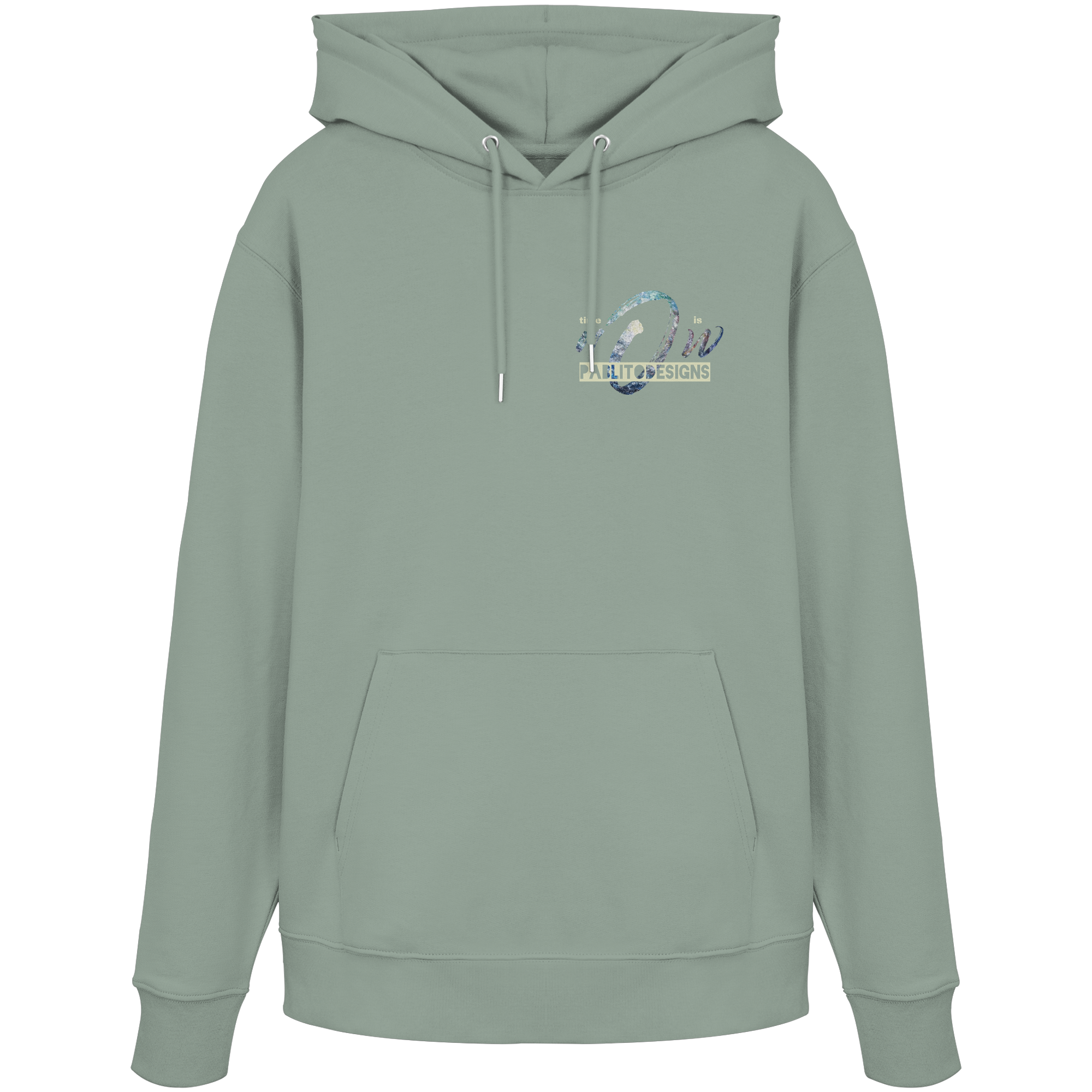 time is NOW - unisex organic classic hood