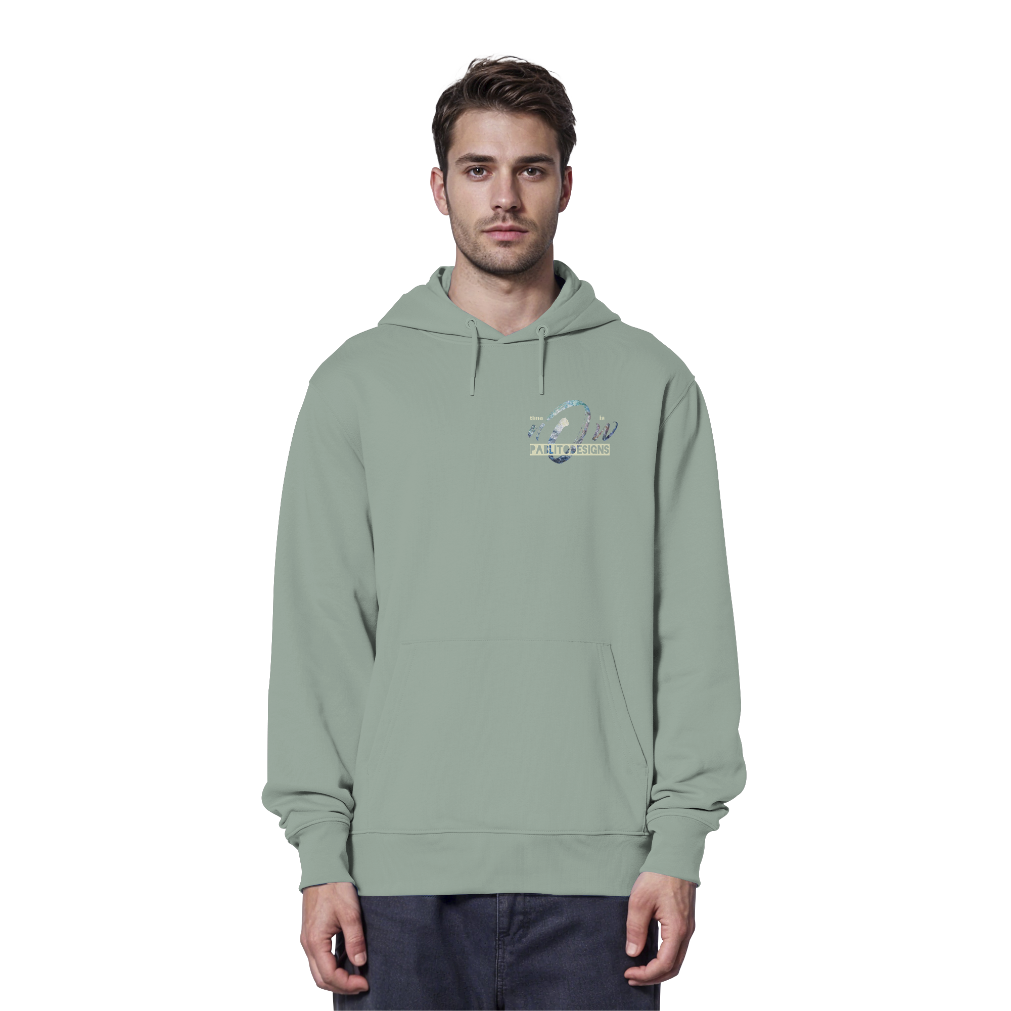 time is NOW - unisex organic classic hood