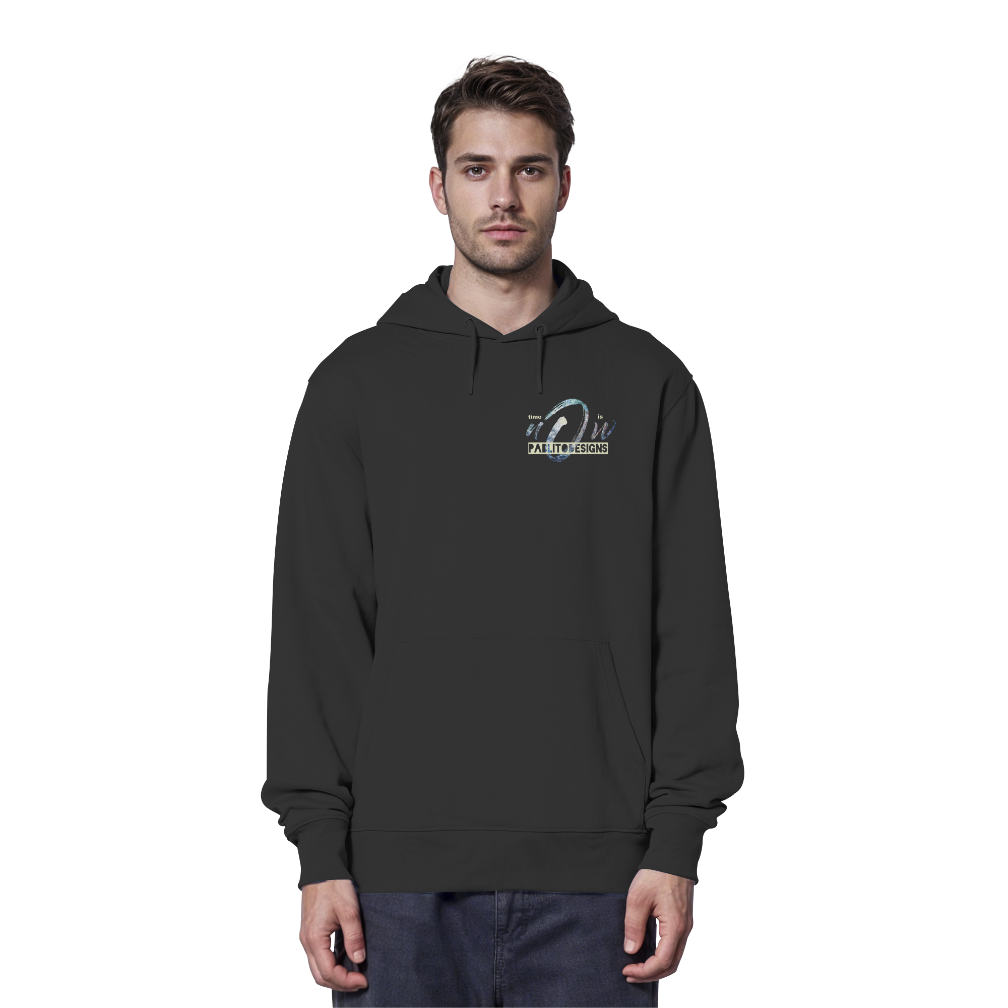 time is NOW - unisex organic classic hood