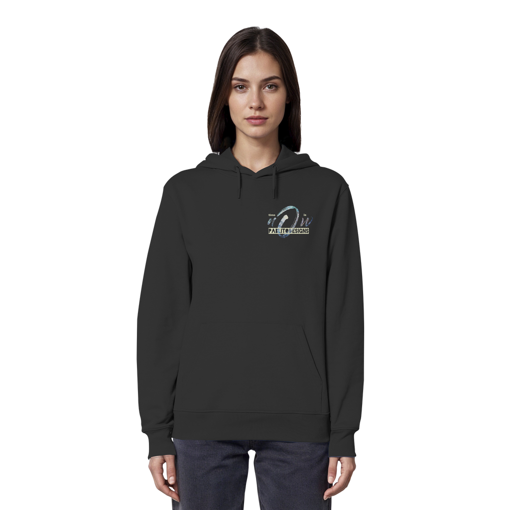 time is NOW - unisex organic classic hood