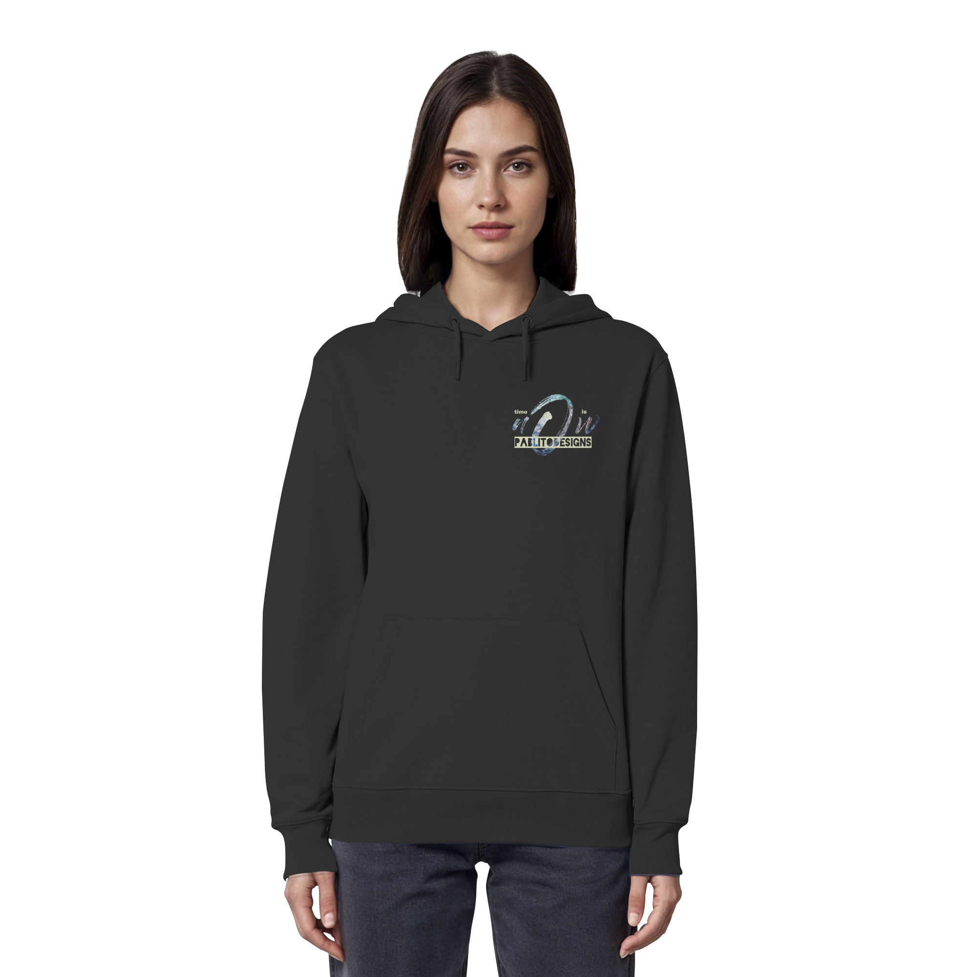 time is NOW - unisex organic classic hood