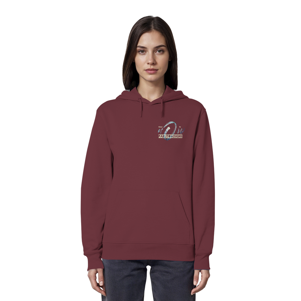 time is NOW - unisex organic classic hood