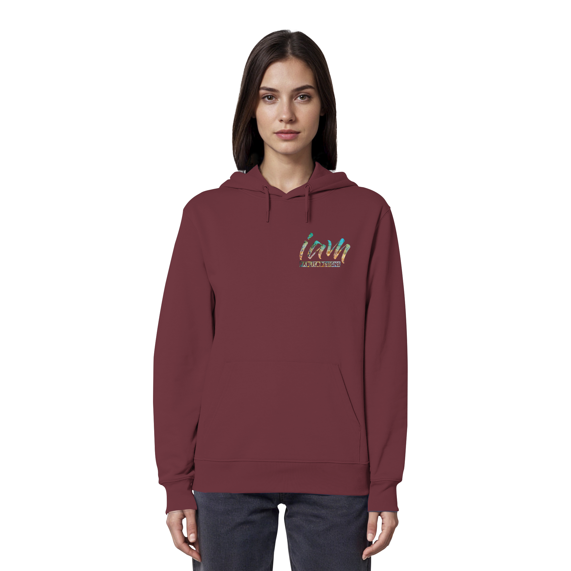 i am - unisex organic classic hood