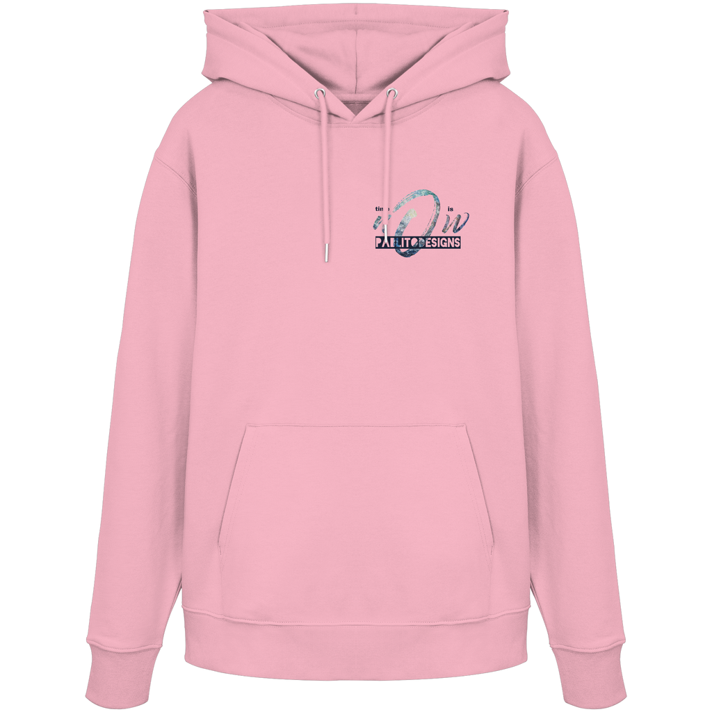 time is NOW - unisex organic classic hood