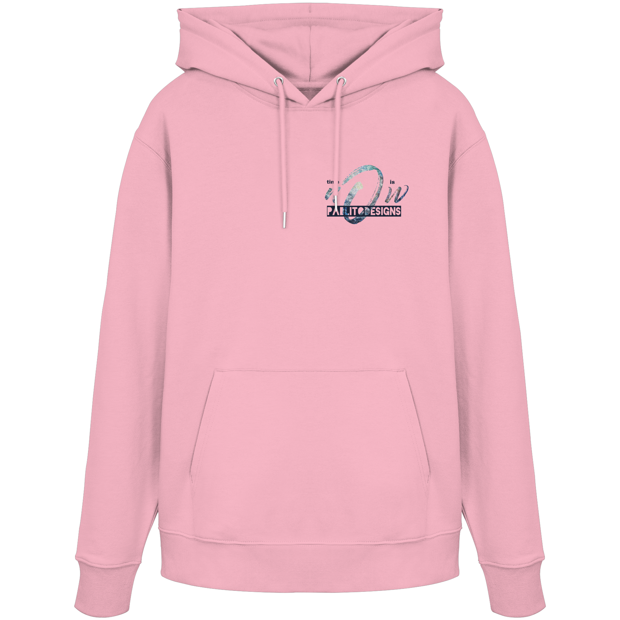 time is NOW - unisex organic classic hood