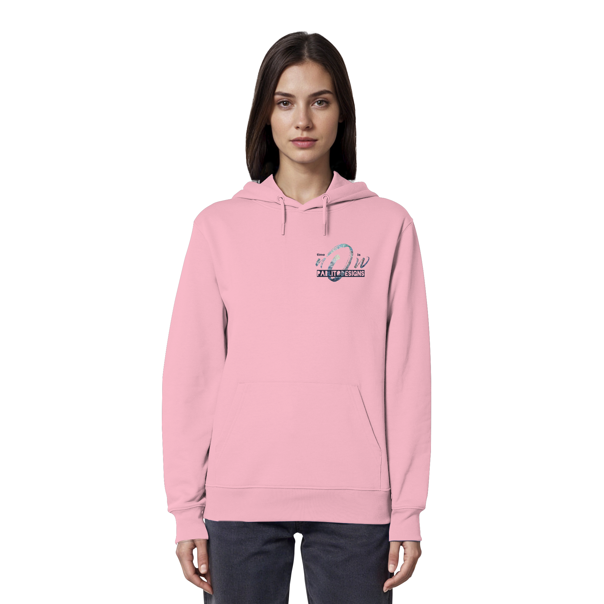 time is NOW - unisex organic classic hood