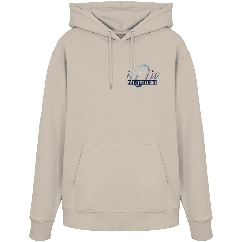 time is NOW - unisex organic classic hood