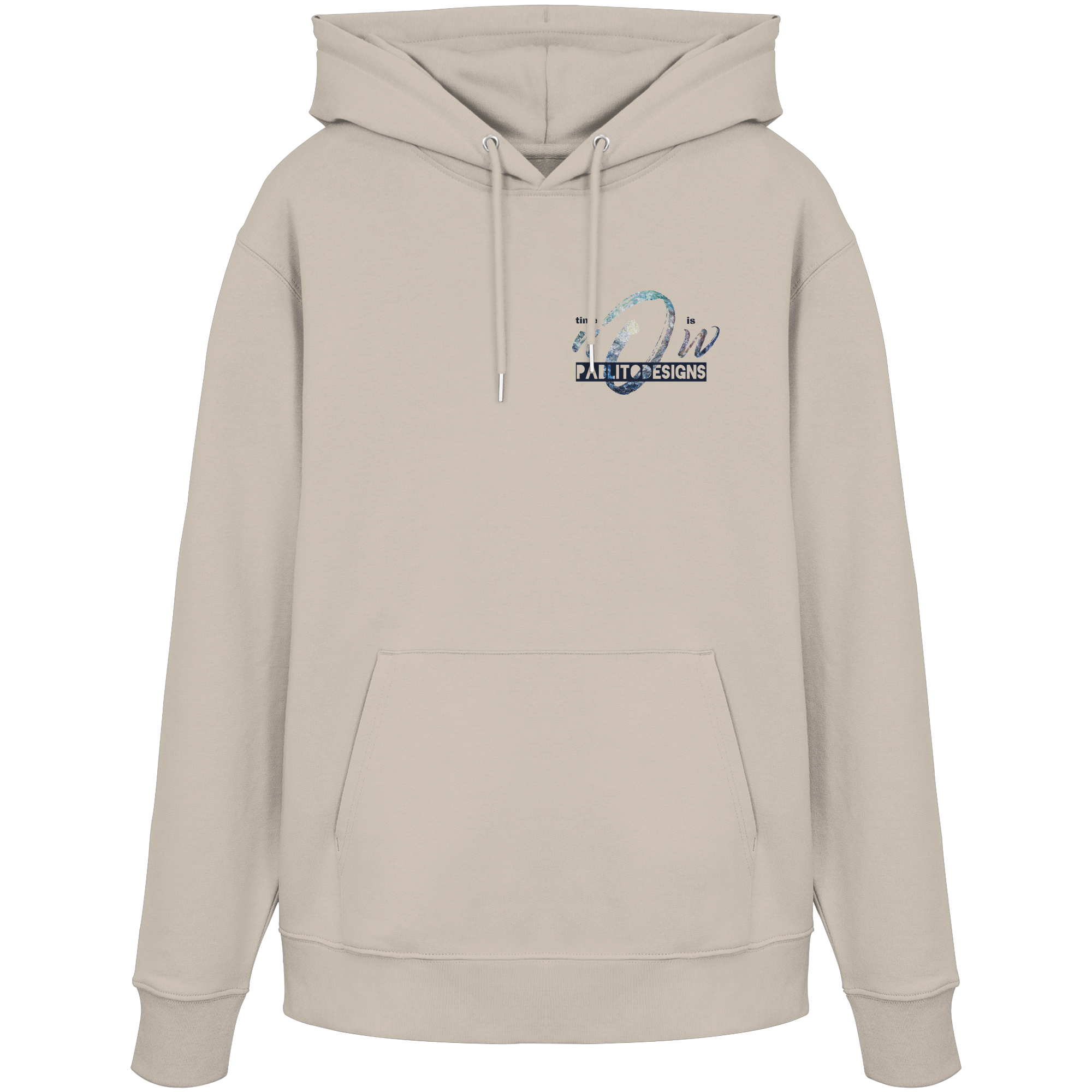 time is NOW - unisex organic classic hood