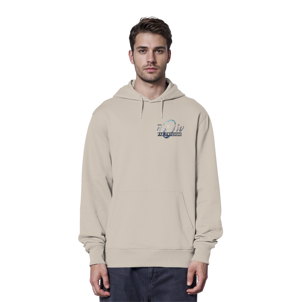 time is NOW - unisex organic classic hood