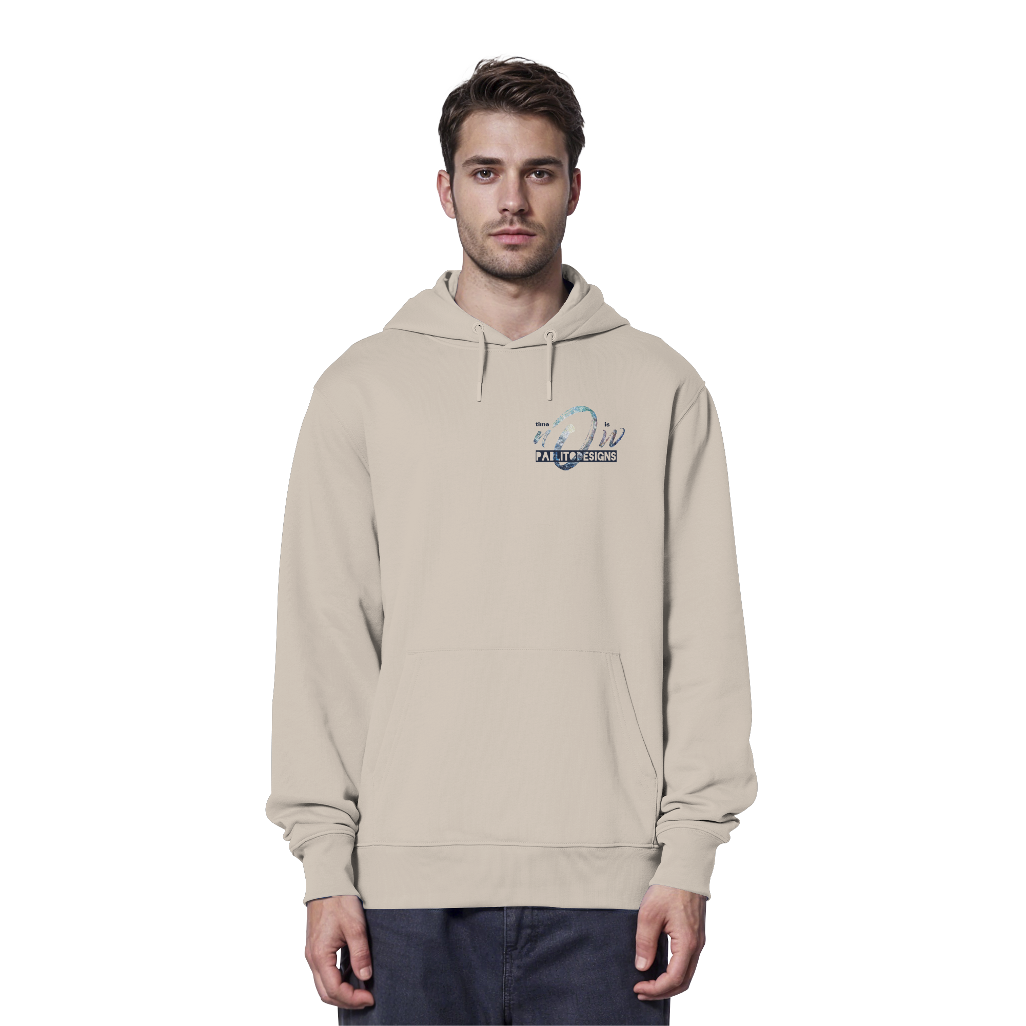 time is NOW - unisex organic classic hood