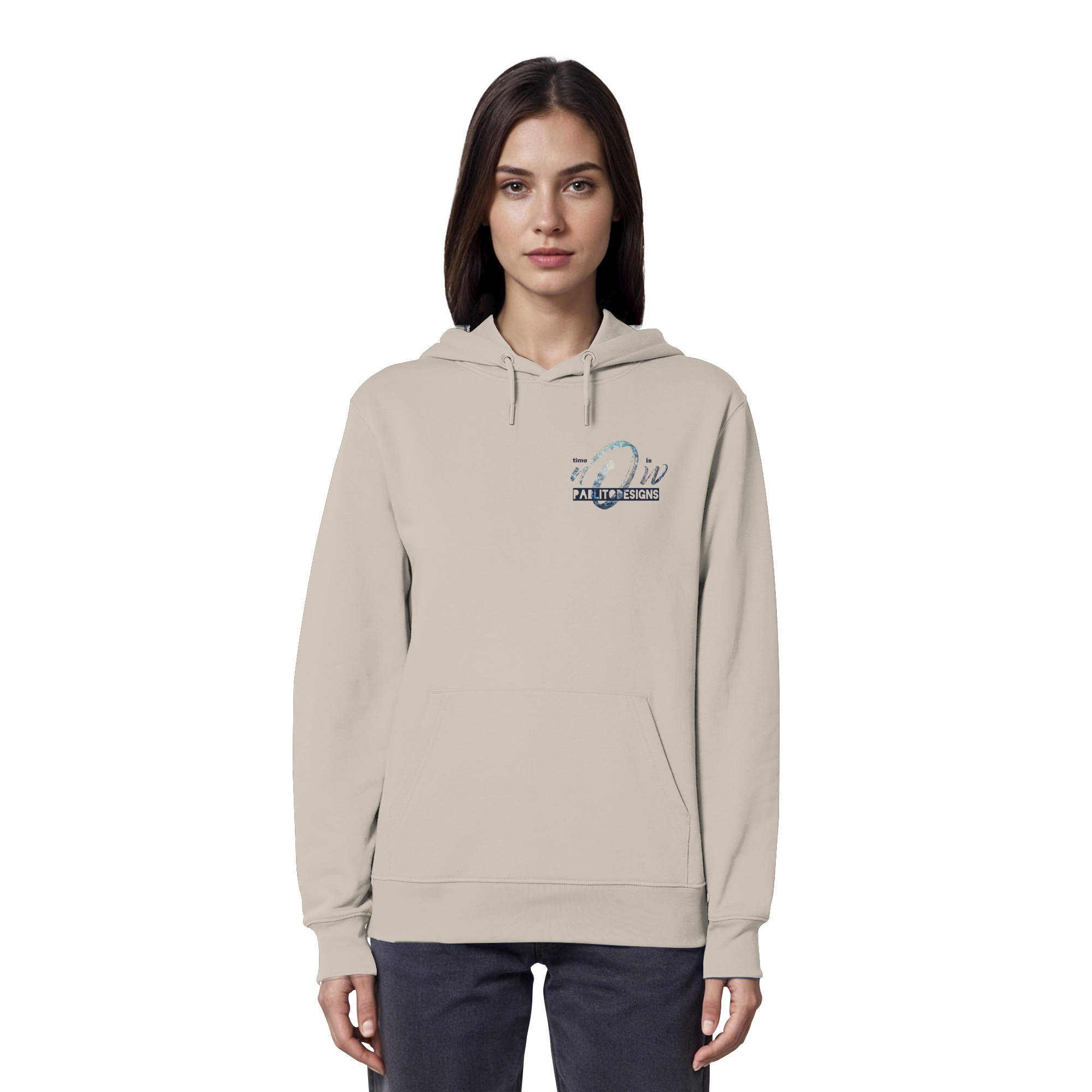 time is NOW - unisex organic classic hood