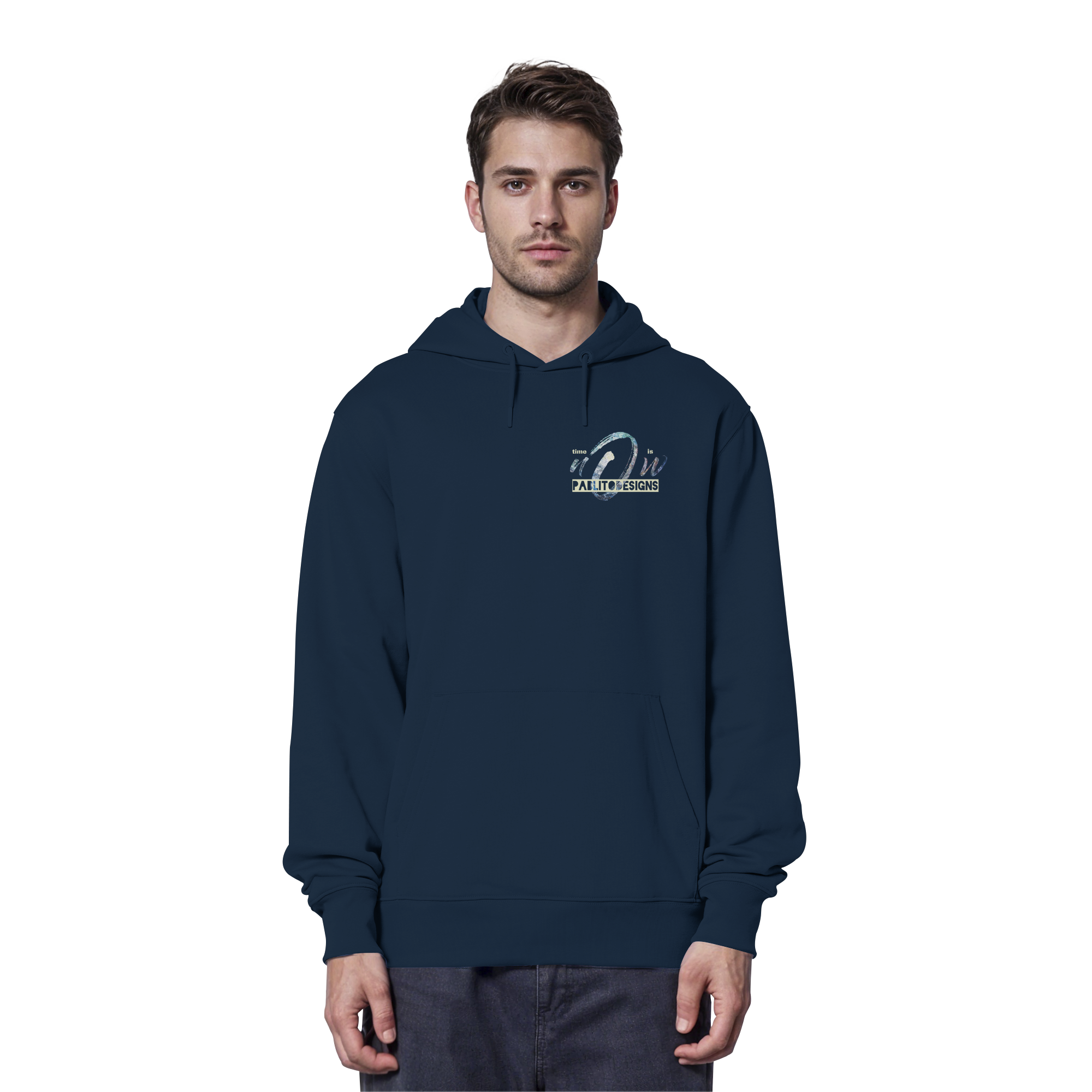 time is NOW - unisex organic classic hood