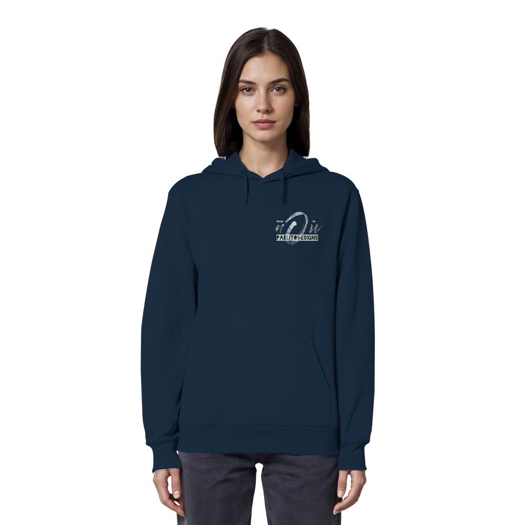 time is NOW - unisex organic classic hood