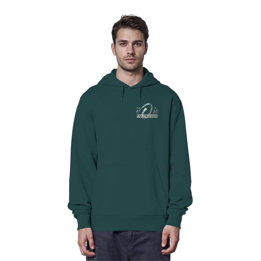 time is NOW - unisex organic classic hood