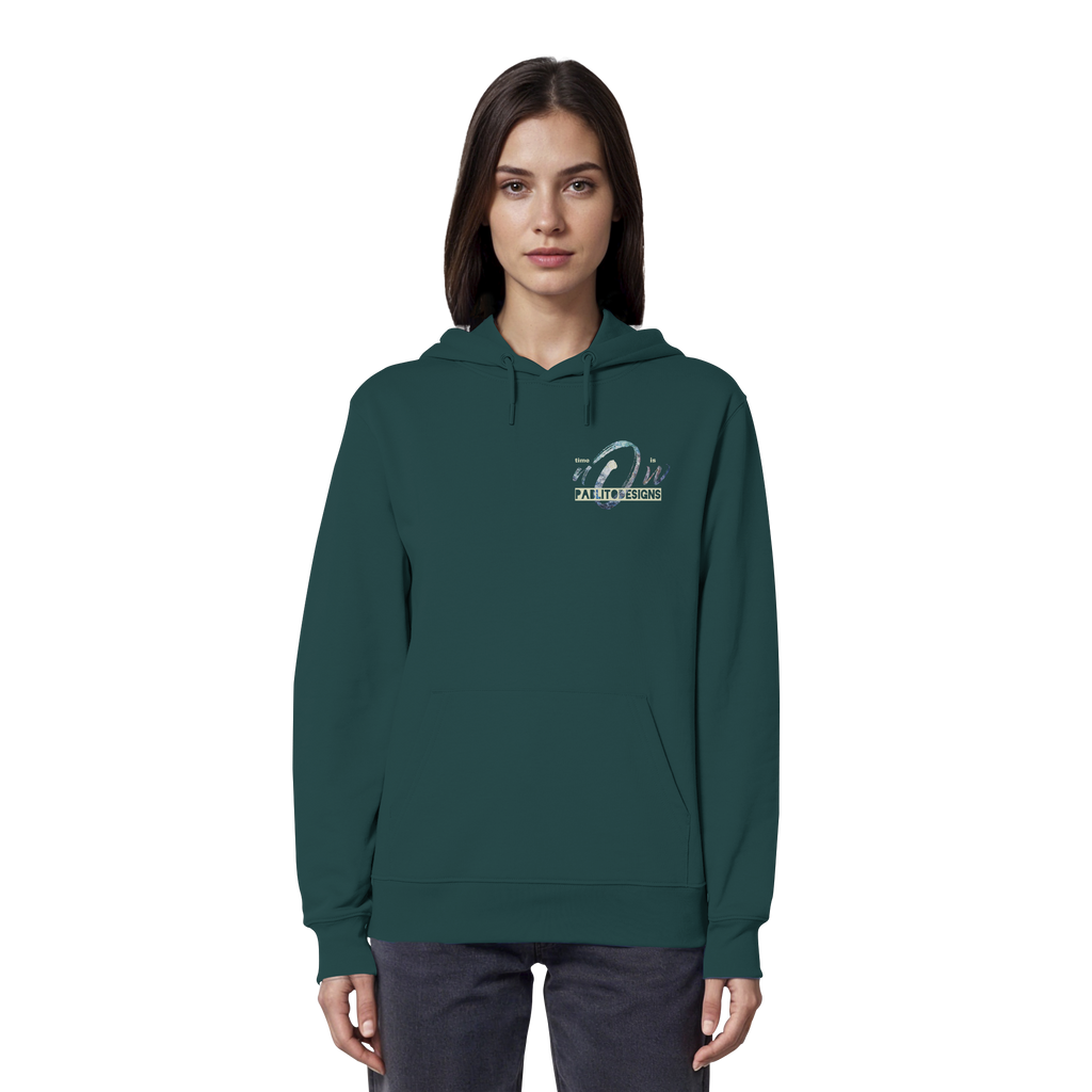 time is NOW - unisex organic classic hood