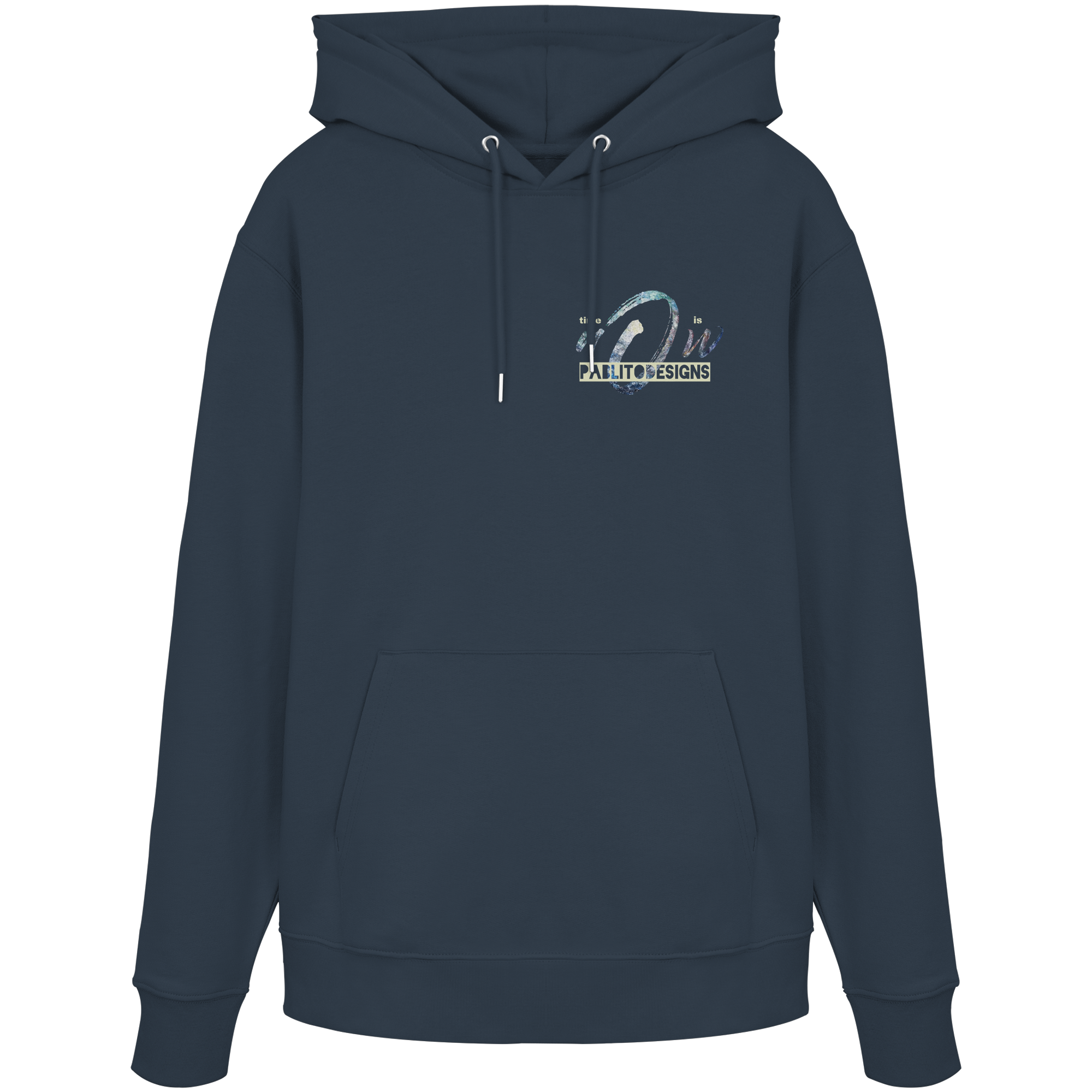 time is NOW - unisex organic classic hood