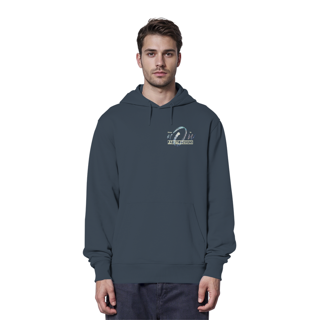 time is NOW - unisex organic classic hood